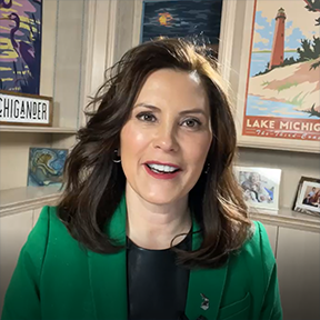 Whitmer shares MEA member story in marking pandemic anniversary