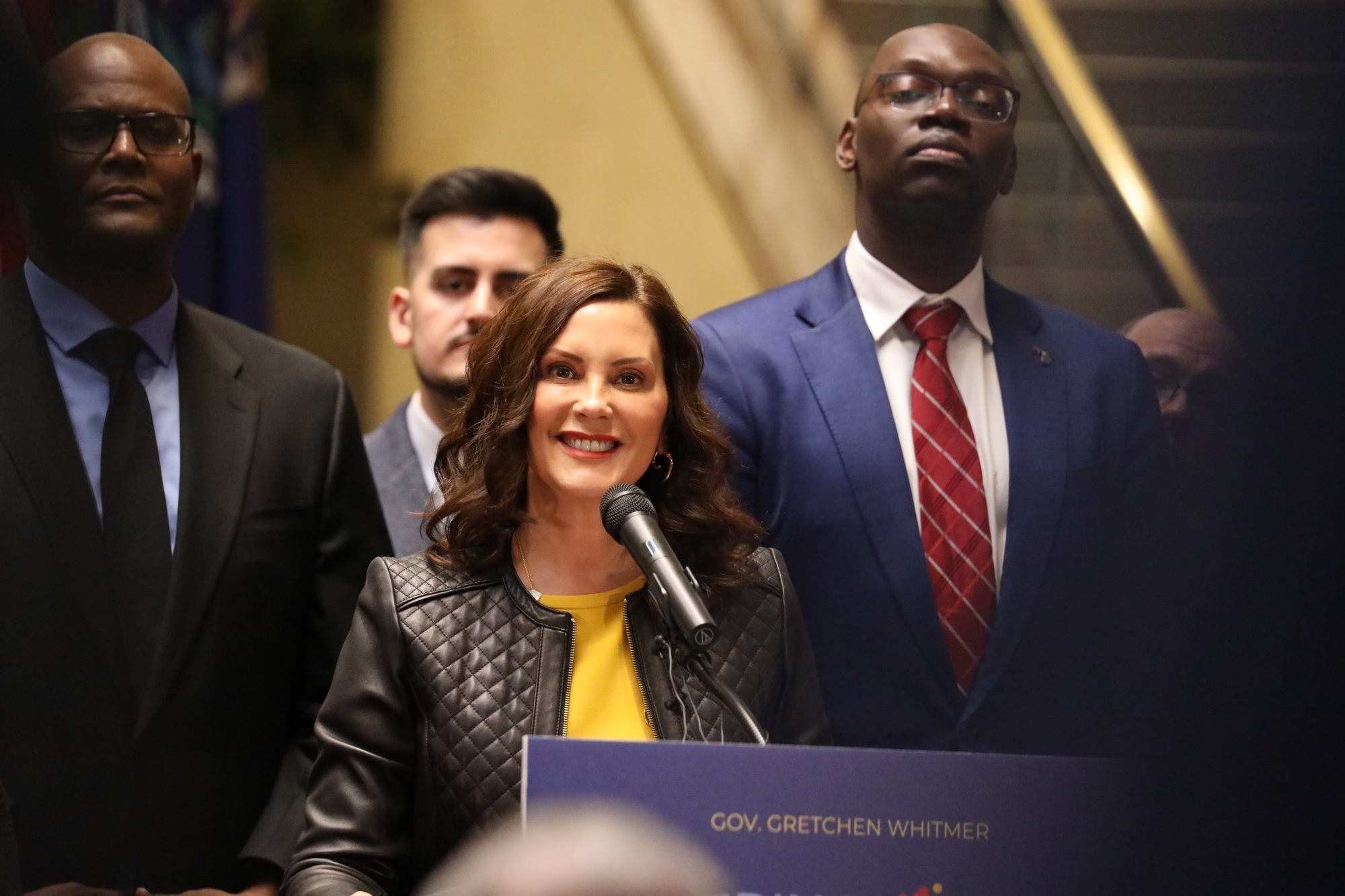 Pension tax repeal on deck, Whitmer and legislative leaders announce