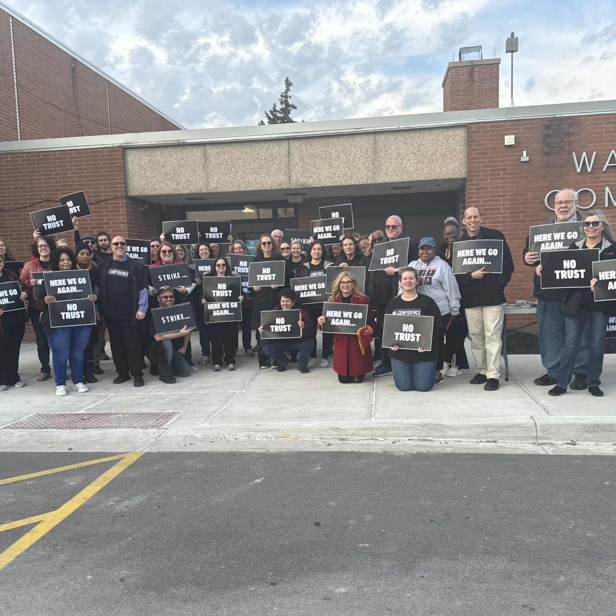 A photo of a group of Flint teachers