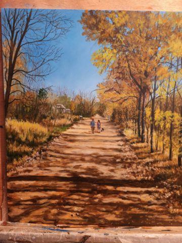 "Walking Down 40th Ave." - Pat Miller Coy