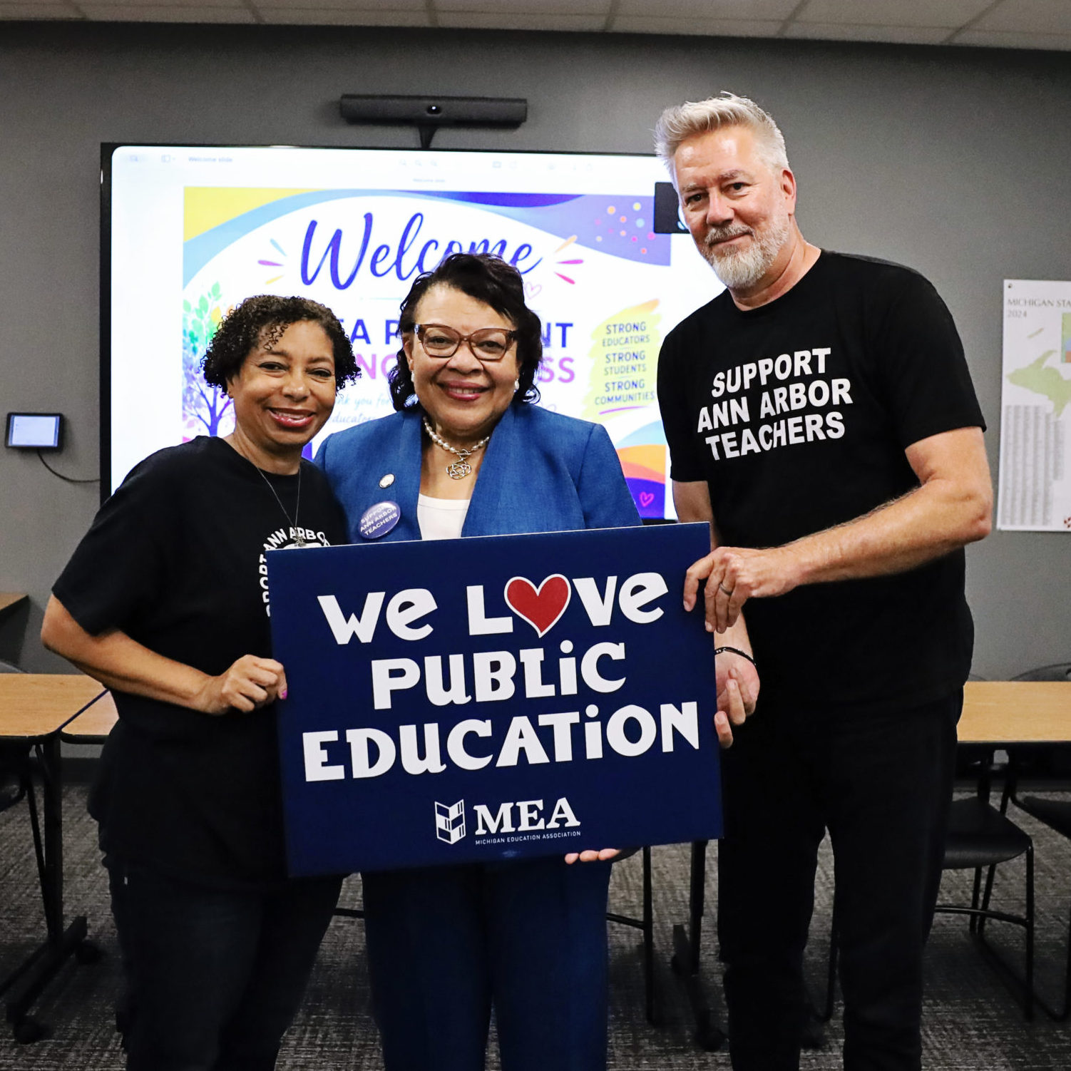New NEA President kicks off school year in Michigan
